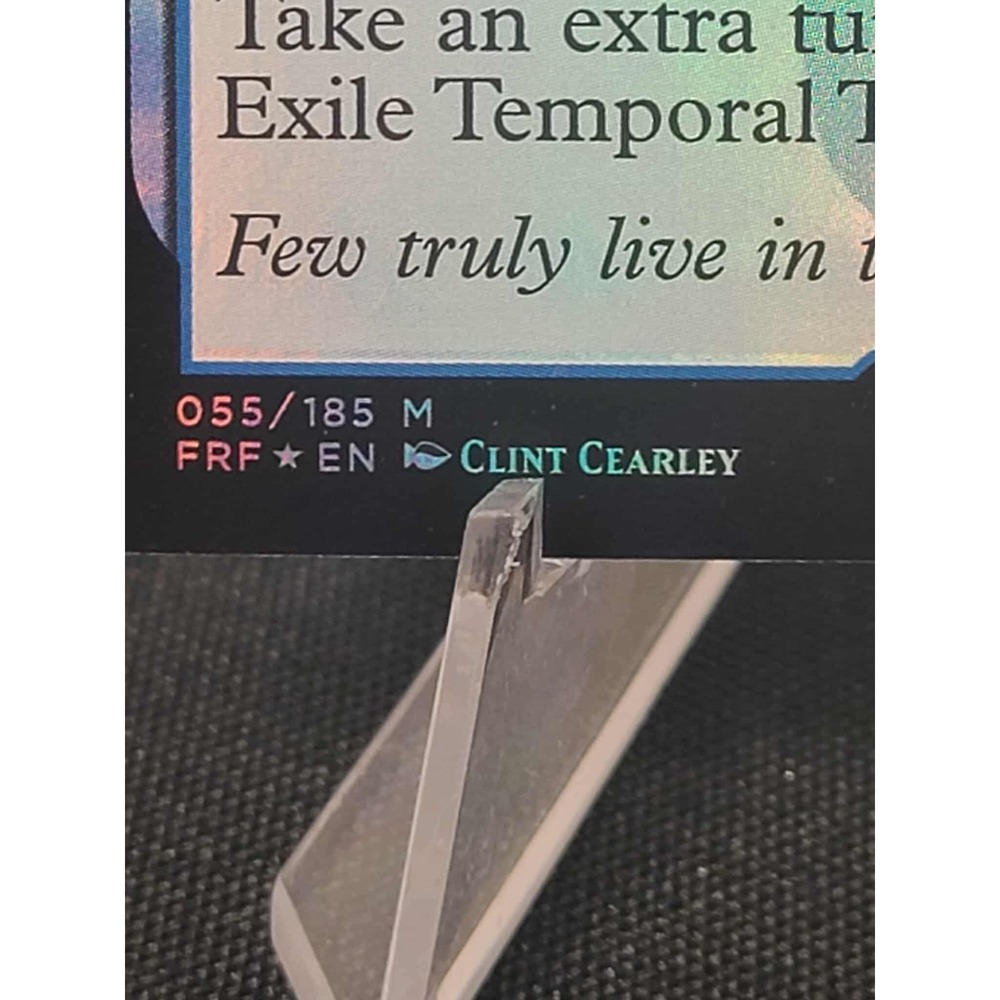 Temporal Trespass – Artist Proof AP – Foil – Signed White Back MTG Fate Reforged - Picture 5 of 7